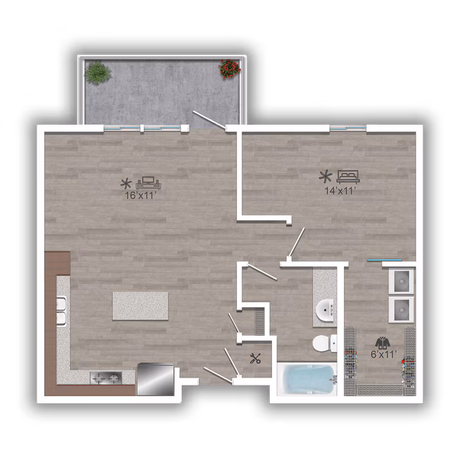 Unit 5428 5428 floor plan
